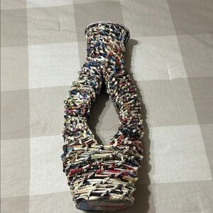 Handmade cat eye vase